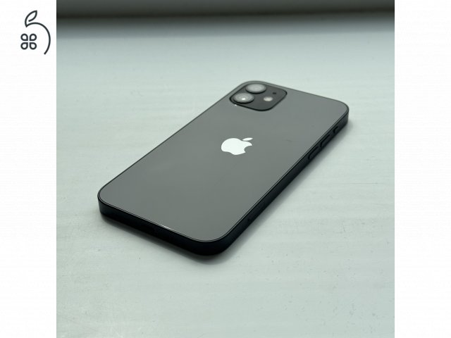 iPhone 12 64GB Black - 1 ÉV GARANCIA - Kártyafüggetlen, 85% Akkumulátor