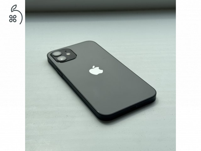 iPhone 12 64GB Black - 1 ÉV GARANCIA - Kártyafüggetlen, 85% Akkumulátor