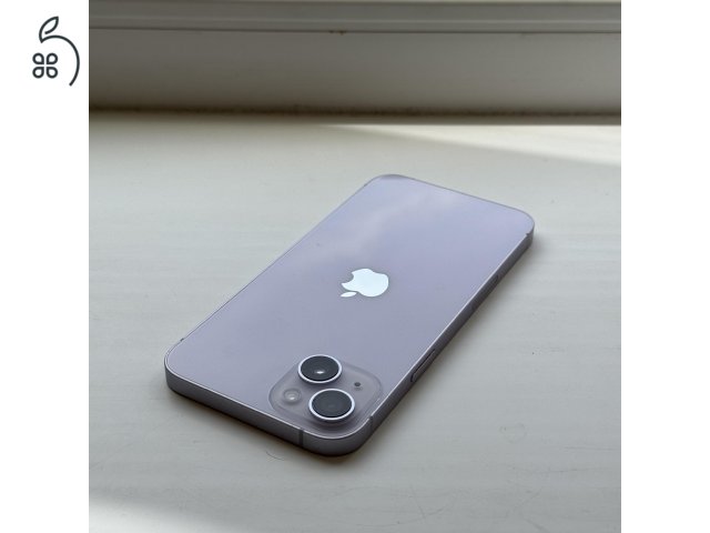 HIBÁTLAN iPhone 14 Plus 128GB Purple - Kártyfüggetlen, 1 ÉV GARANCIA, 100% Akkumulátor