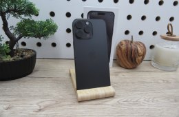 Apple iPhone 15 Pro Max - Black Titanium - Használt, karcmentes