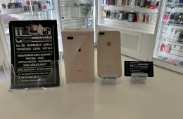 iPhone 8 Plus 64GB Független/Mint Az Új/1 hónap gar./Akku 100%/p3669