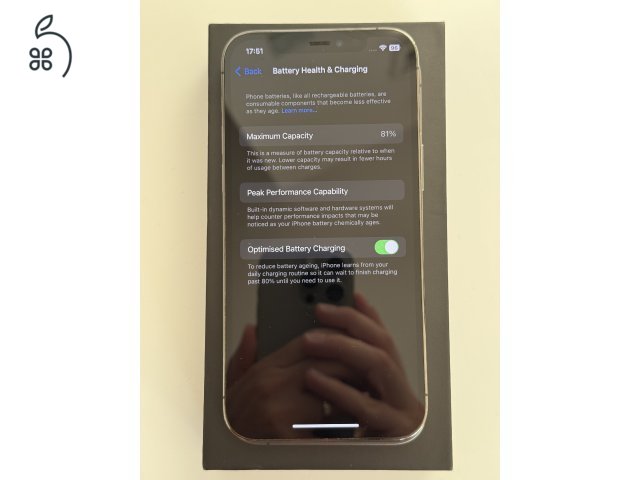 iPhone 12 Pro 256 GB Makulátlan állapot (Független)