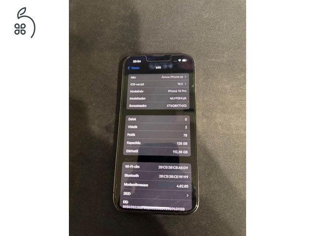 Független iPhone 13 pro 128gb astro szürke