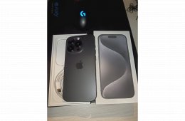 Eladó iPhone15 pro 128gb független,2025.05.10ig garancia, 100% akksi