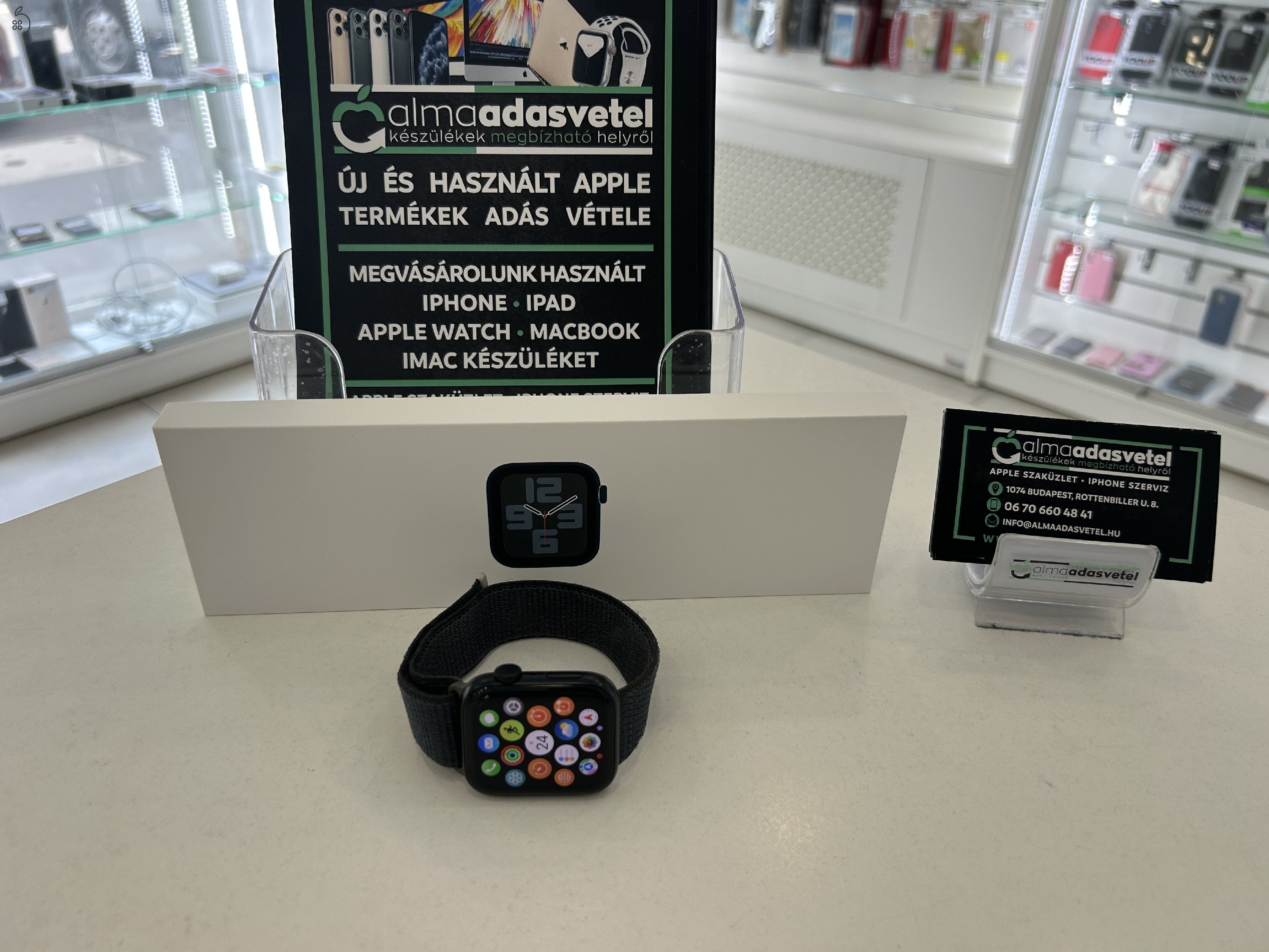 Apple Watch SE 2022(2Gen.) 44mm Újszerű/2025.05.19.Apple gar./p3671/