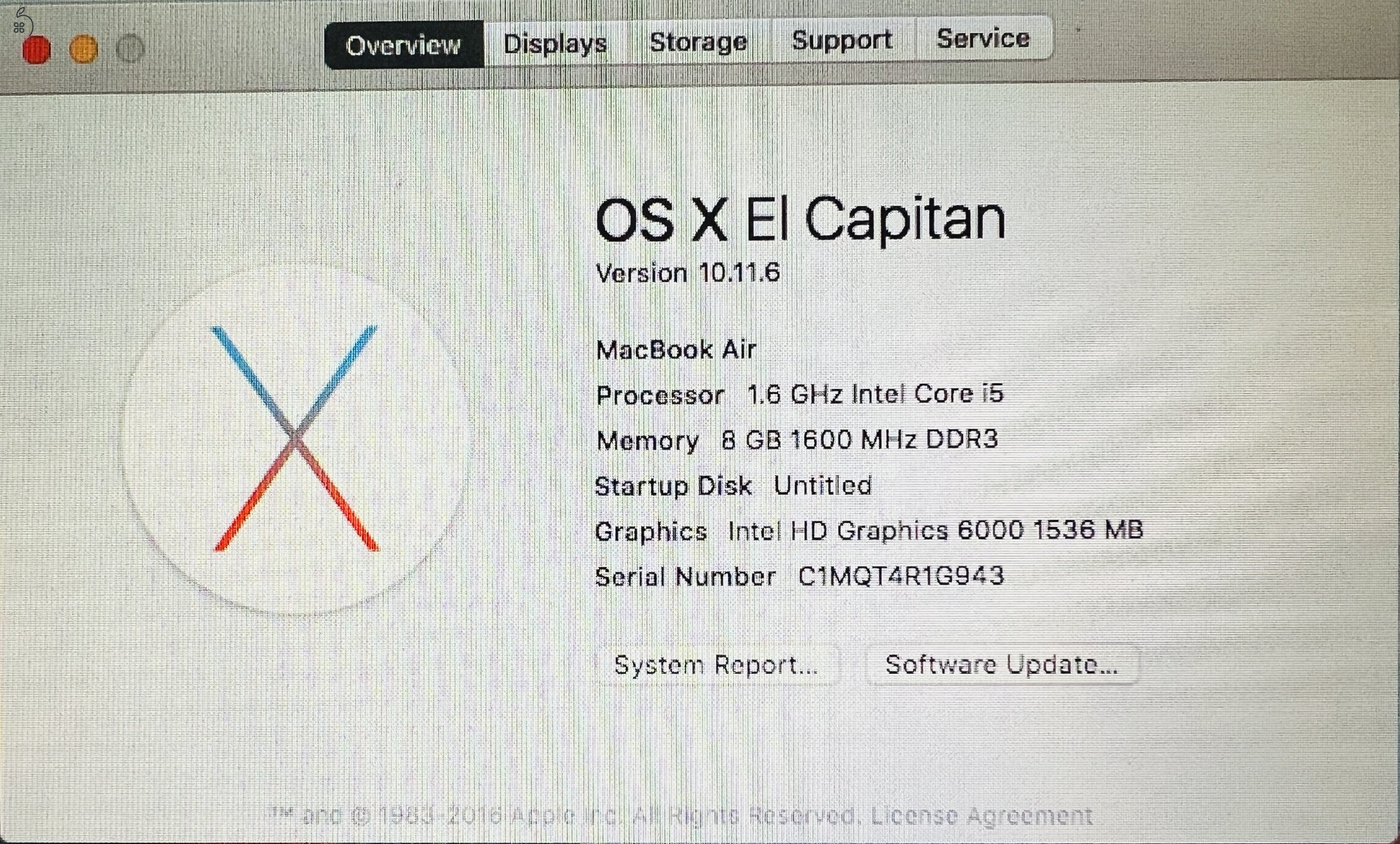 Eladó Apple Macbook AIR 2017 13