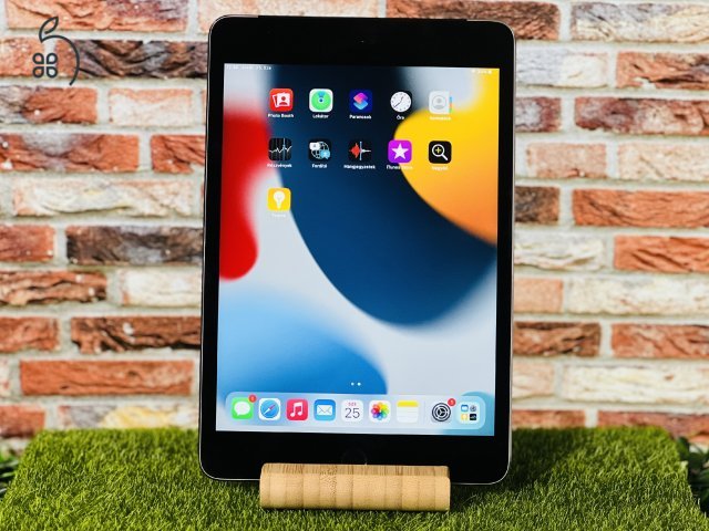 Eladó iPad Mini 4th gen 7.9 Wifi +Cellular A1550 128 GB Space Gray szép állapotú - 12 HÓ GARANCIA - 001