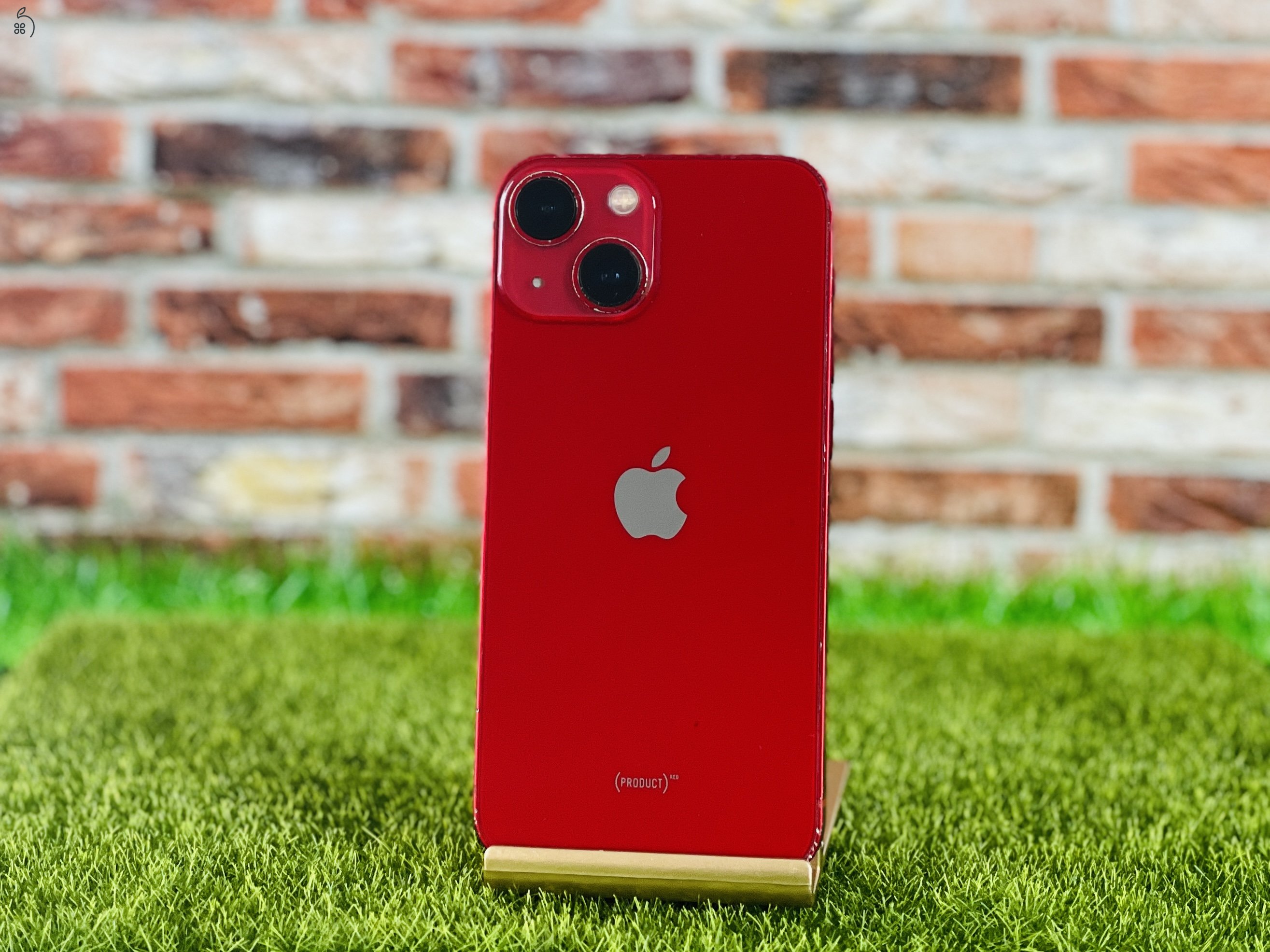 Eladó iPhone 13 Mini 128 GB PRODUCT RED 100% aksi szép állapotú - 12 HÓ GARANCIA - 143