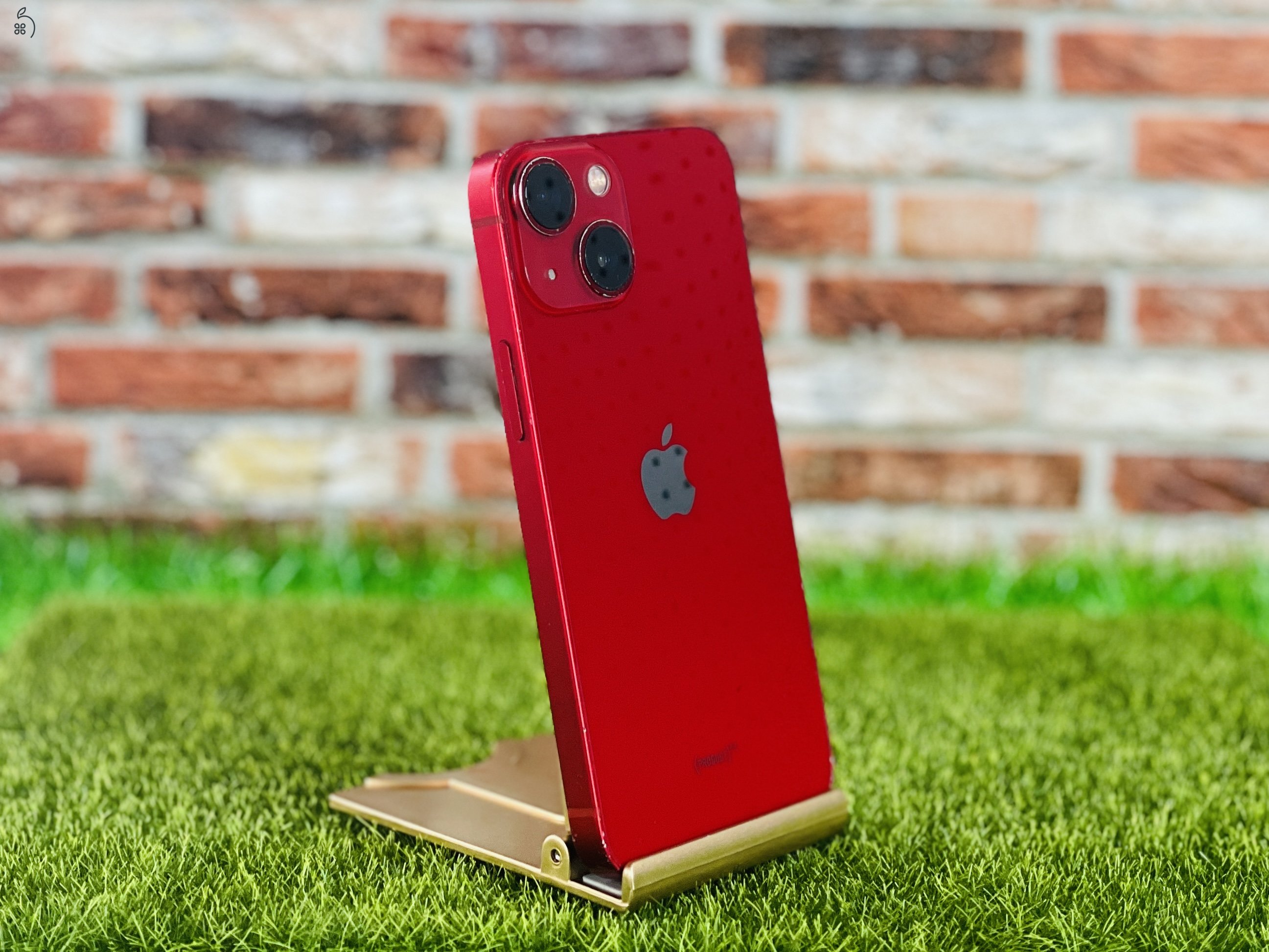 Eladó iPhone 13 Mini 128 GB PRODUCT RED 100% aksi szép állapotú - 12 HÓ GARANCIA - 143