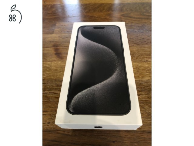 iPhone 15 Pro Max 512GB - (Black Titan) - Csak 1db! 