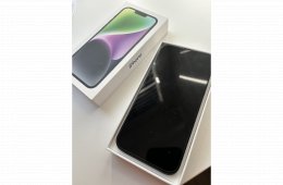 iPhone 14 Plus 128 GB éjfekete 2026.08.15-ig garanciális