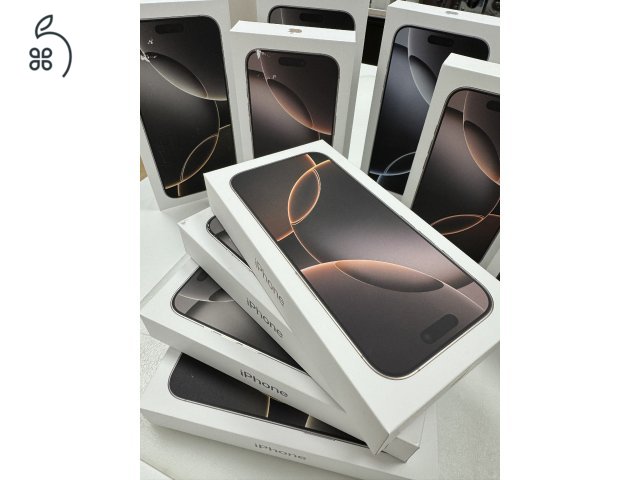 Apple iPhone 16 Pro 256GB 512GB eladó AZONNAL 27% ÁFÁS számlás!