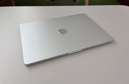 MacBook Air 15 M3 2024 Silver with 8 CPU Core & 10 GPU, 8GB RAM, 256GB SSD, Apple MRYP3MG/A garanciális