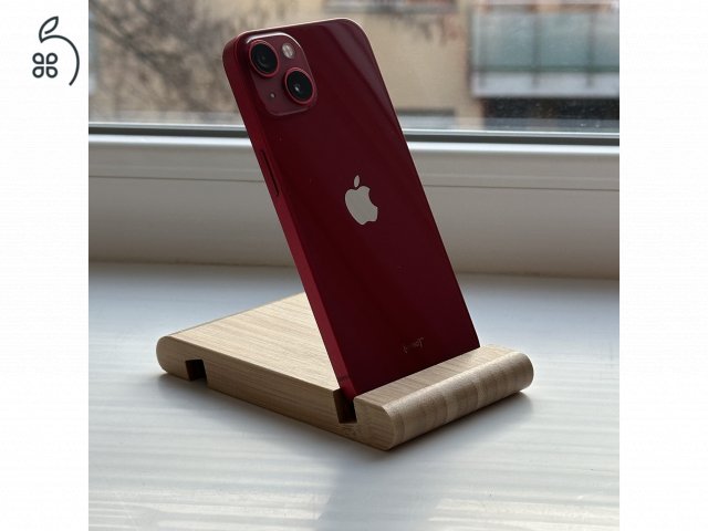 iPhone 13 128GB Red - 1 ÉV GARANCIA - Kártyafüggetlen, 99% Akkumulátor