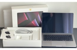 Eladó - Apple MacBook Pro 14 -2023- M2 Max, 12 CPU, 30 GPU, 32 GB RAM, 1 TB SSD , Apple Care + biztosítással