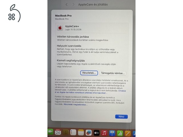 Eladó - Apple MacBook Pro M2 Max, 12 CPU, 30 GPU, 32 GB RAM, 1 TB SSD , Apple Care + biztosítással