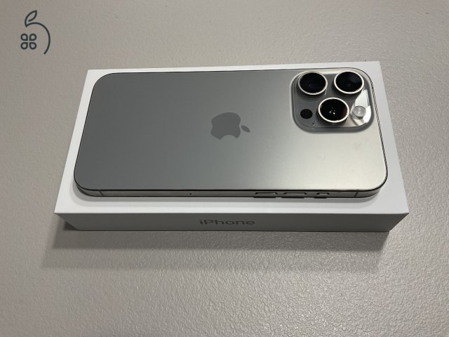 Makulátlan iphone 15 Pro MAX (100%akku) 256gb