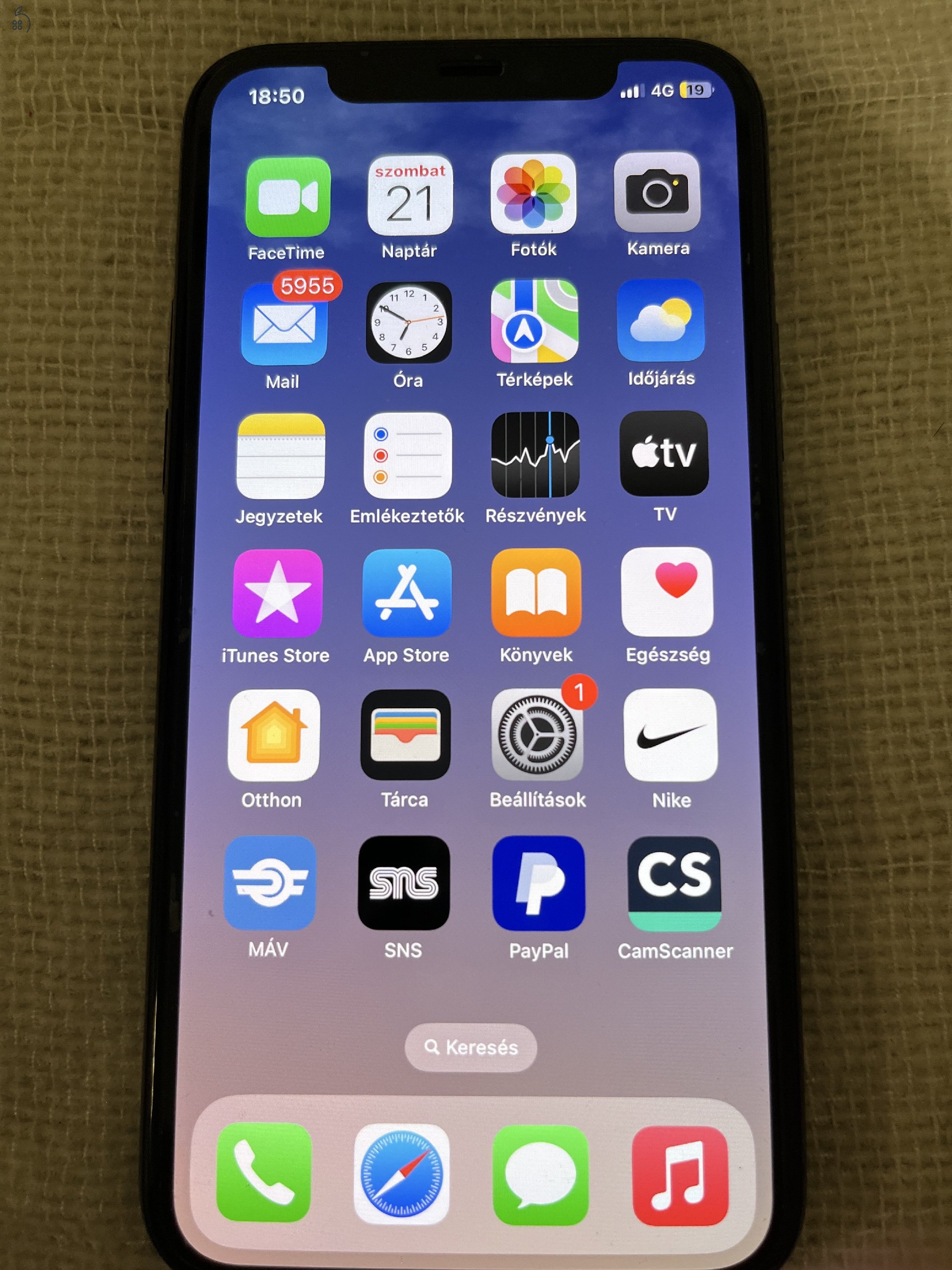 Garanciában cserélt Iphone 11 Pro, midnight green, 64 gb, hibátlan!