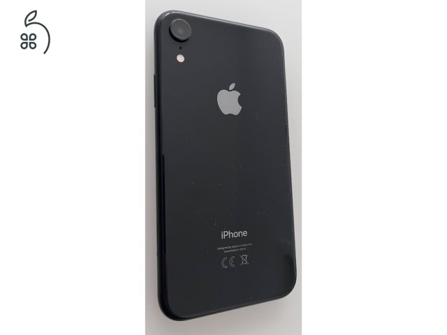 iPhone XR black, 64GB, független, akku 98%