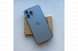 HIBÁTLAN iPhone 13 Pro Max 128GB Sierra Blue - 1 ÉV Garancia , Kártyafüggetlen, 99% Akkumulátor