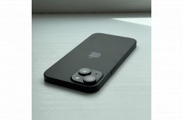 HIBÁTLAN iPhone 15 128GB Black - 1 ÉV GARANCIA, Kártyafüggetlen, 100% Akkumulátor