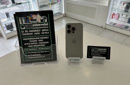 iPhone 15 Pro 128GB Független Használt/1 hónap gar./Akku 91%/p3676