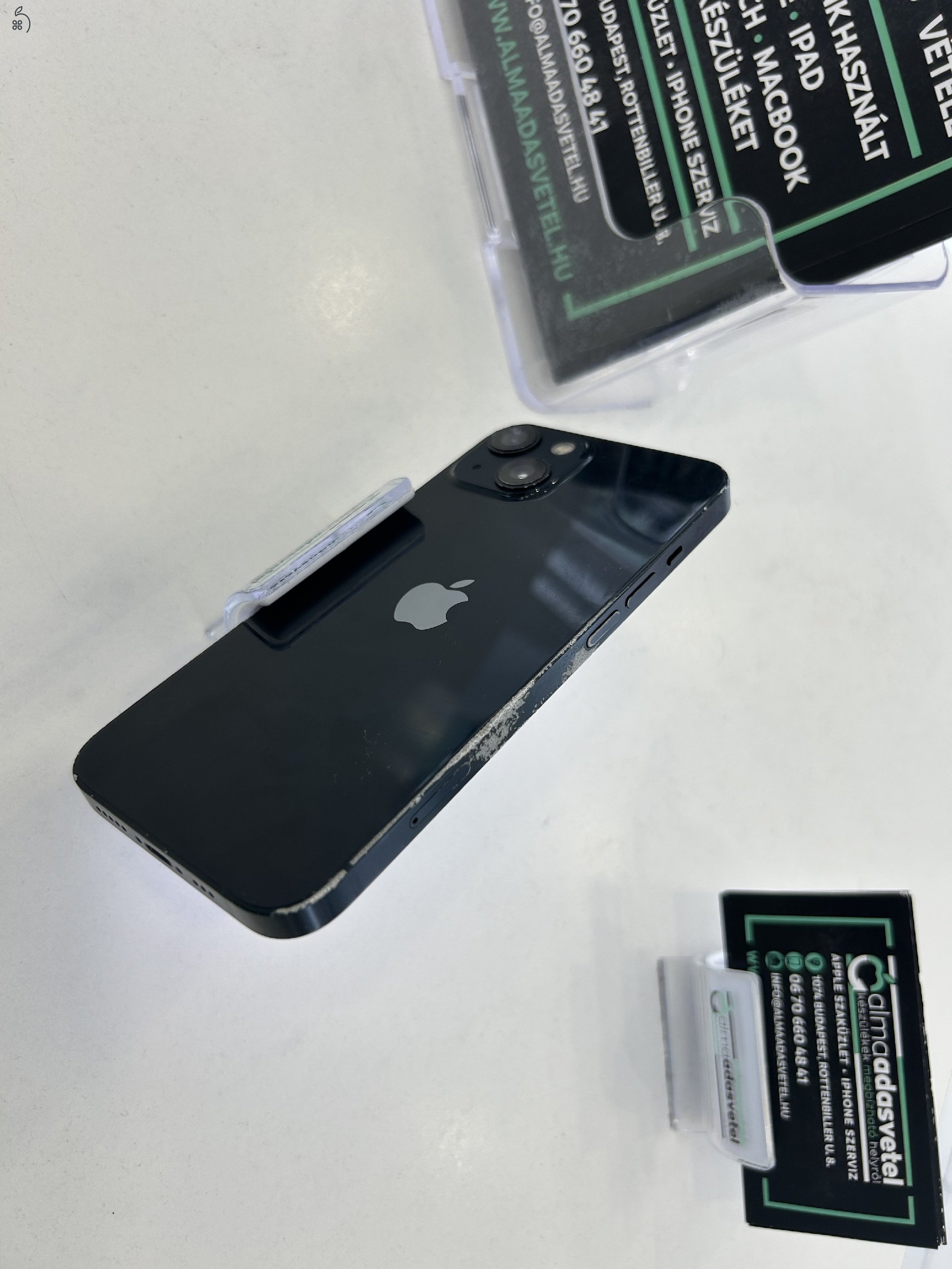 iPhone 13 256GB Független Használt/1 hónap gar./Akku 92%/p3680