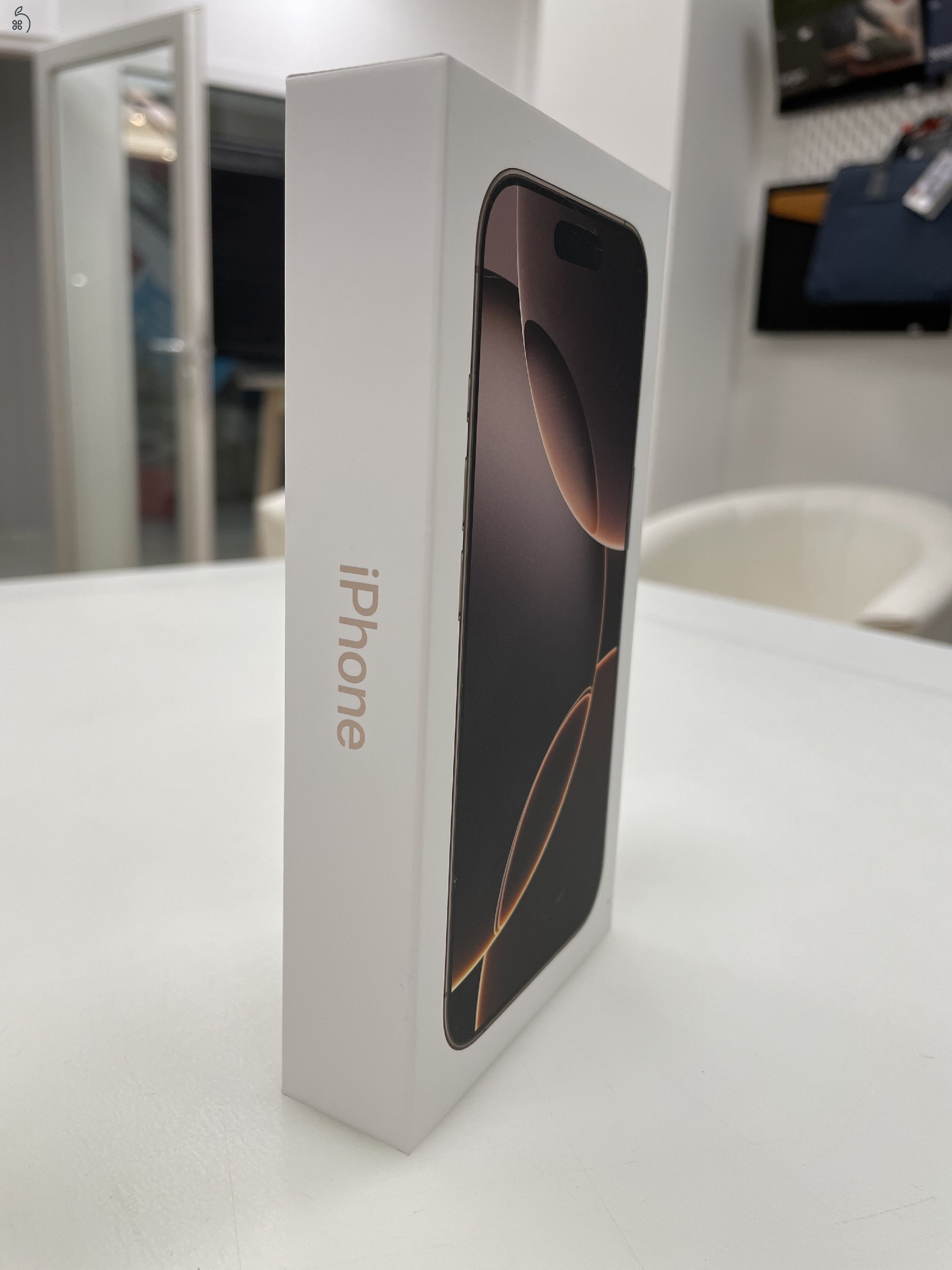 Új Bontatlan! iPhone 16 Pro 128GB Desert Titanium 27%Áfás számla! + Beszámítás