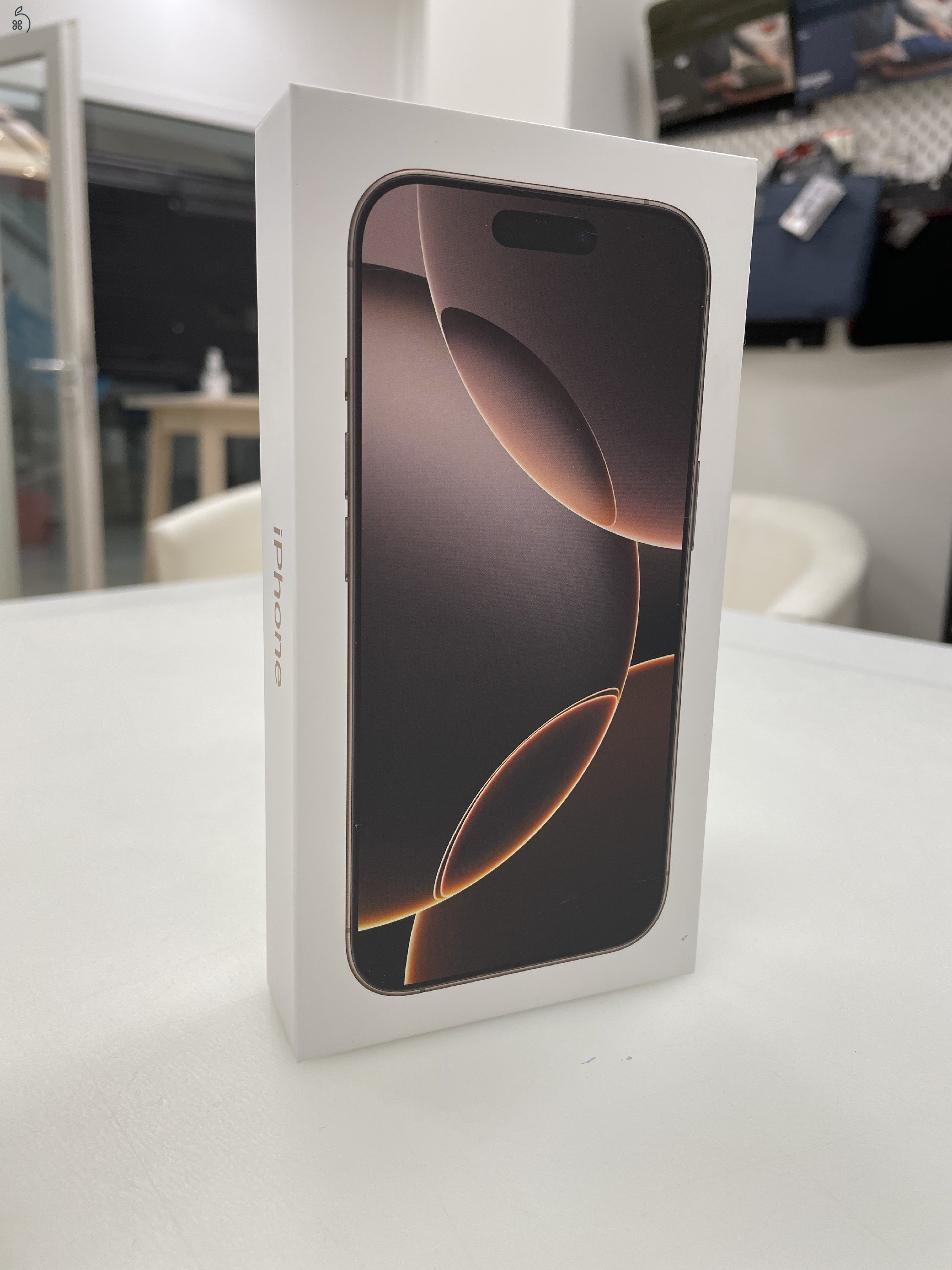 Új Bontatlan! iPhone 16 Pro 128GB Desert Titanium 27%Áfás számla! + Beszámítás