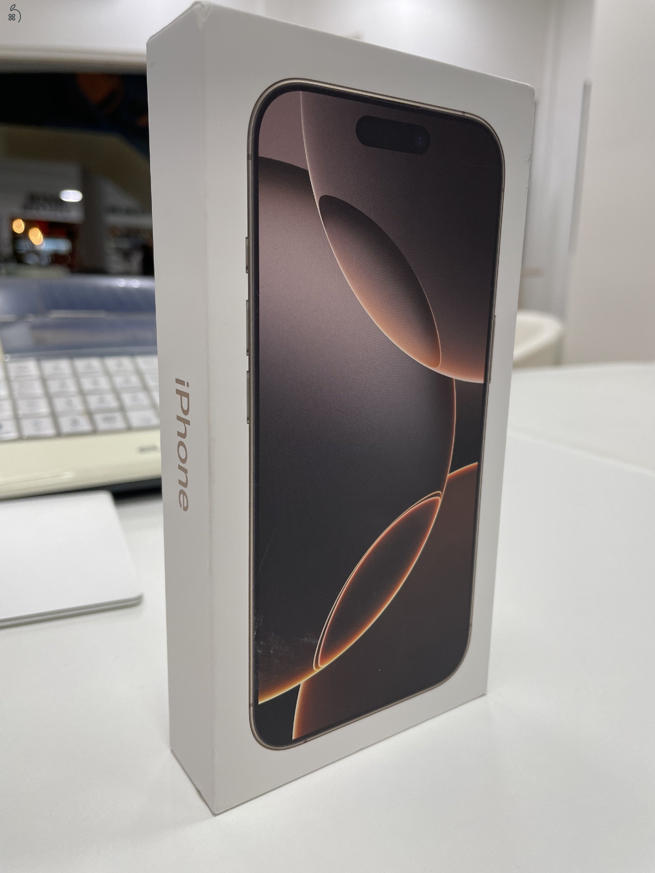 Új Bontatlan! iPhone 16 Pro 256GB Desert Titanium 27%Áfás számla! + Beszámítás