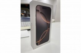 Új Bontatlan! iPhone 16 Pro 256GB Desert Titanium 27%Áfás számla! + Beszámítás