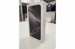 Új Bontatlan! iPhone 16 Pro MAX 512GB Natural Titanium 27%Áfás számla! + Beszámítás