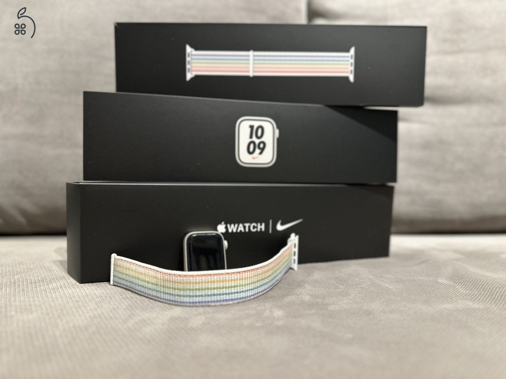 Apple watch S7 41mm  + Celular, csillagfény színű  eladó