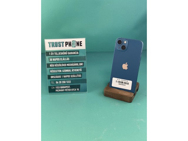 !! 1 ÉV GARANCIA !! iPhone 13 Blue 128 GB – BM20425 – 88% AKKU