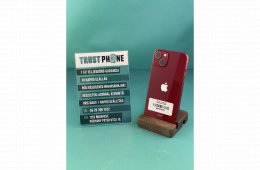 !! 1 ÉV GARANCIA !! iPhone 13 PRODUCT RED 128 GB – BM20405 – 100% AKKU