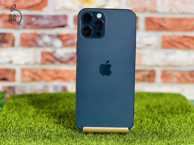 Eladó iPhone 12 Pro Max 128 GB Pacific Blue 100% aksi szép állapotú - 12 HÓ GARANCIA - 145