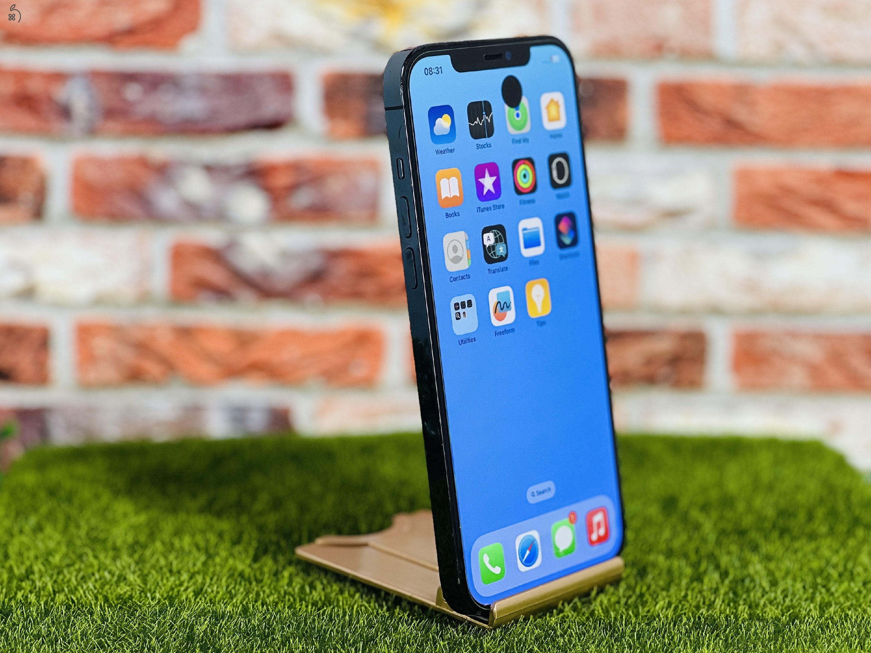 Eladó iPhone 12 Pro Max 128 GB Pacific Blue 100% aksi szép állapotú - 12 HÓ GARANCIA - 145