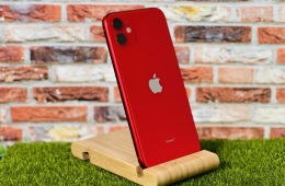 Eladó iPhone 11 64 GB PRODUCT RED 100% aksi szép állapotú - 12 HÓ GARANCIA