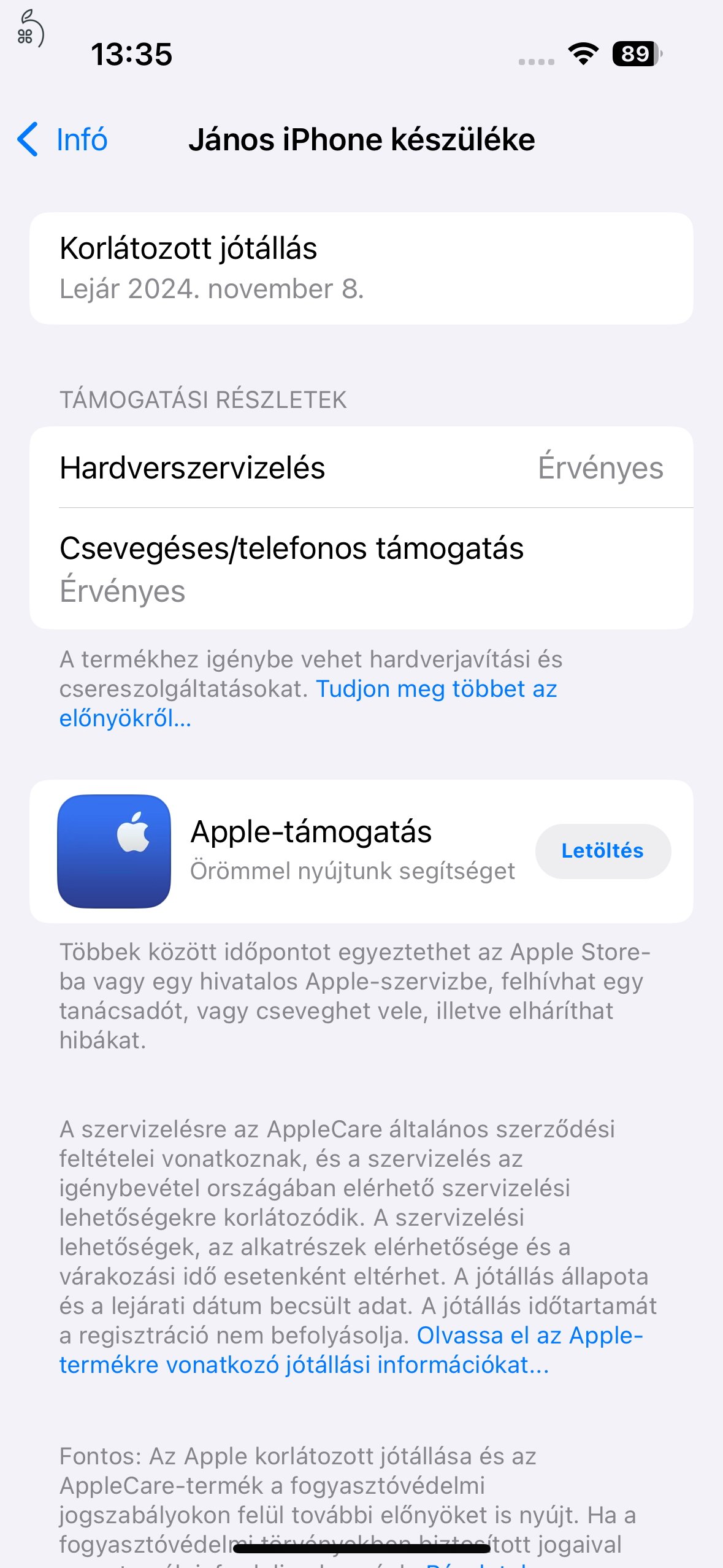 Iphone 15 Pro / Titánium / 128GB