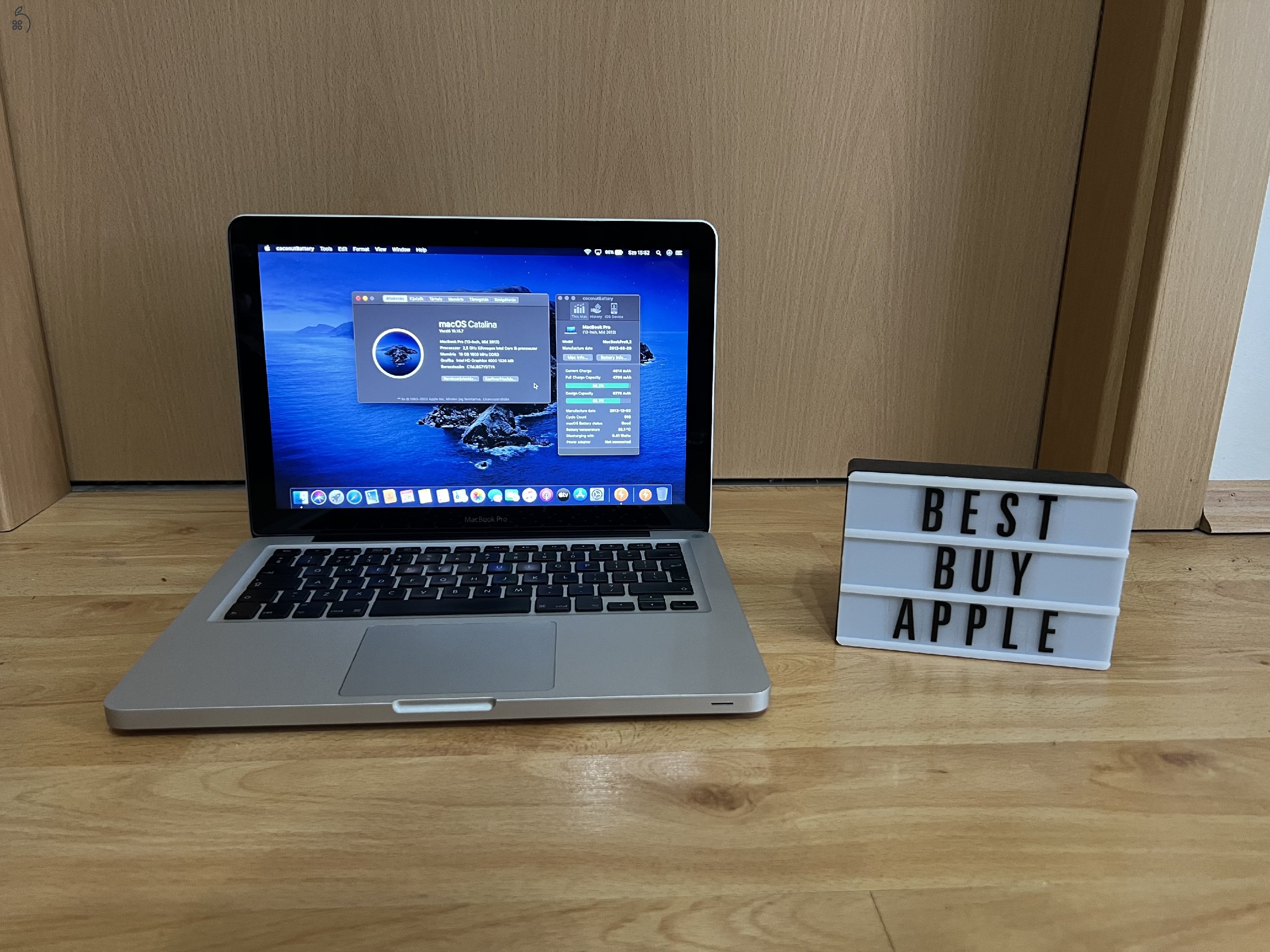 2012 MacBook Pro 13 / i5 2.5 GHz / 16GB / 1TB SSD / Korrekt Áron Eladó ! ! !