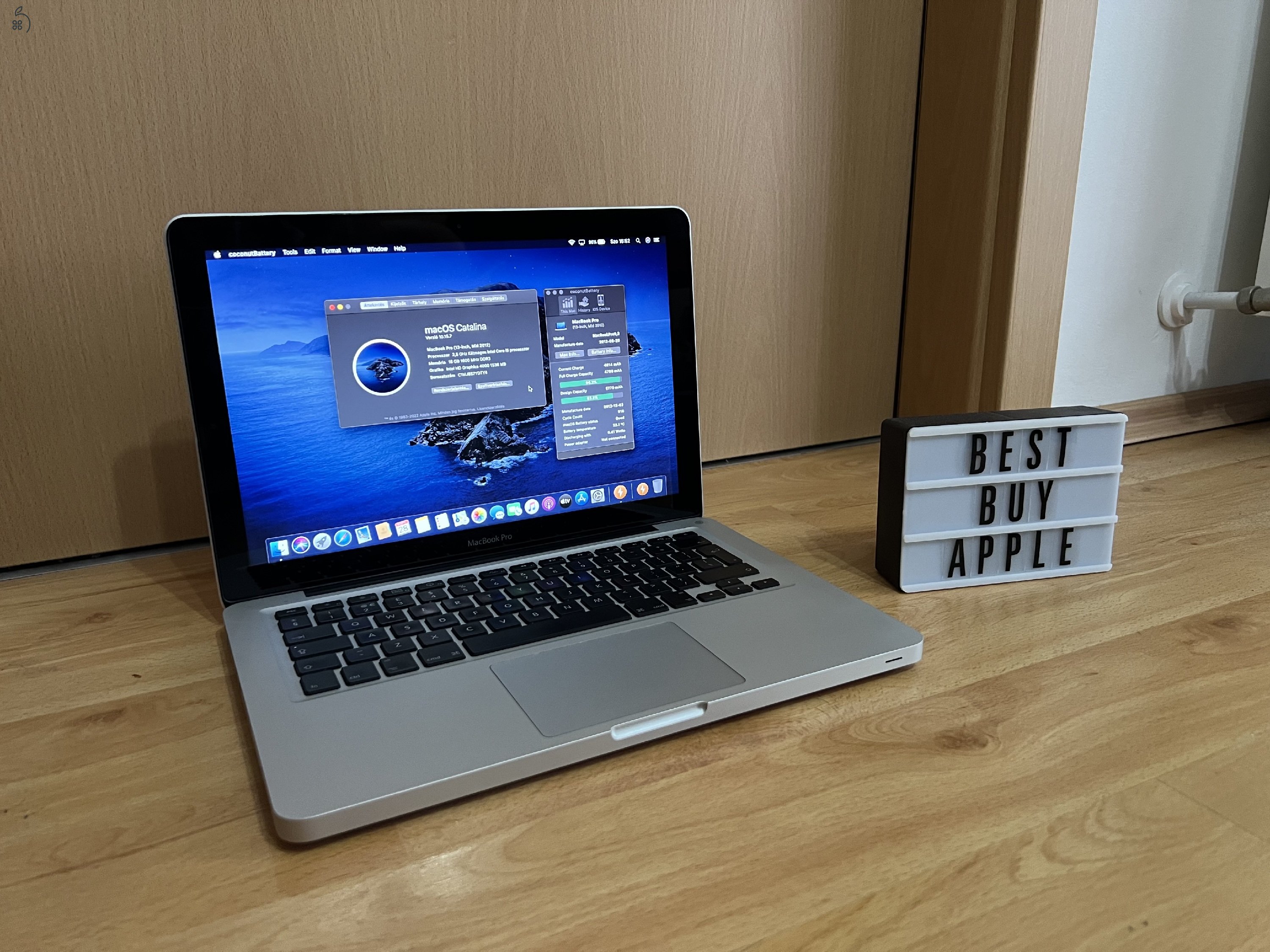 2012 MacBook Pro 13 / i5 2.5 GHz / 16GB / 1TB SSD / Korrekt Áron Eladó ! ! !