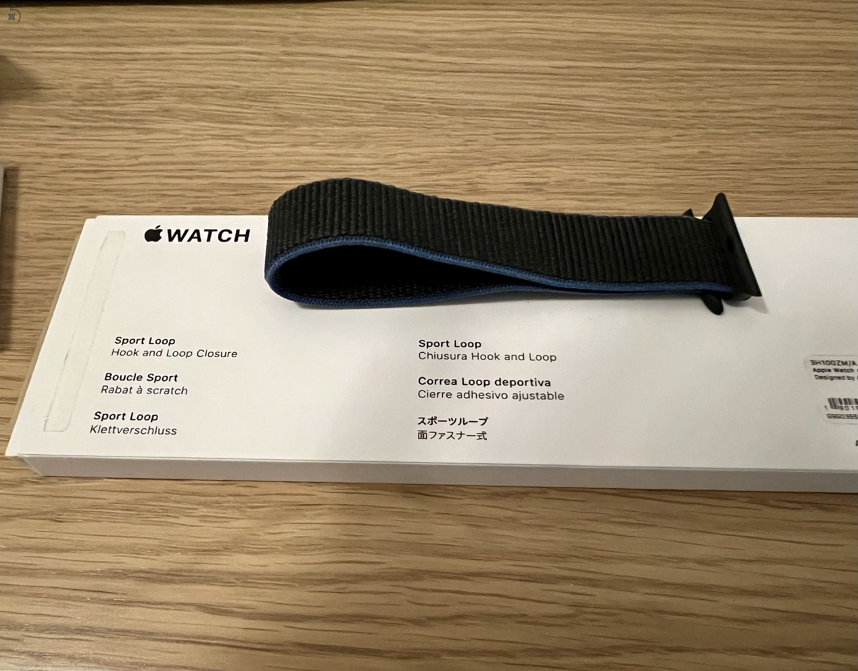 Apple Watch 44mm Band: Charcoal Sport Loop