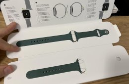 Apple Watch 44mm Band: Pine Green Sport Band - S/M & M/L