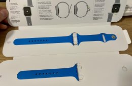 Apple Watch 44mm Surf Blue Sport Band - Regular