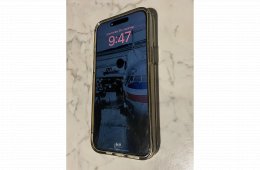 Blue iPhone15 Pro Max 256, 1 hó gari, független, makulátlan