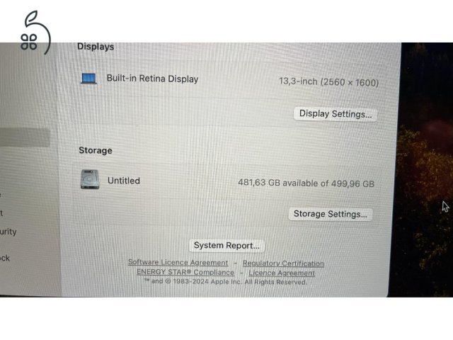 Macbook Air 2019 CTO (16 GB ram, 500 GB ssd)