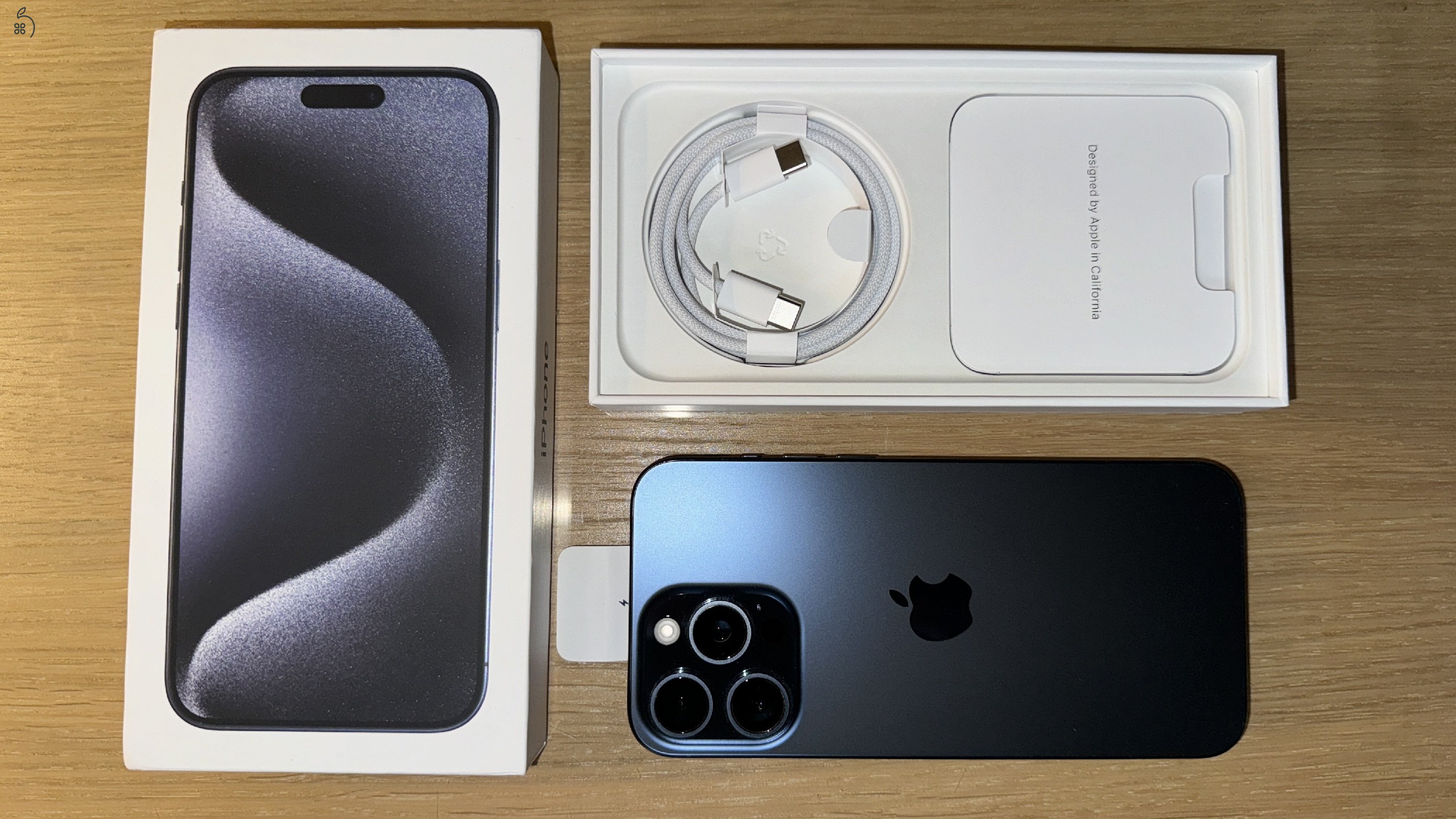 iPhone 15 Pro Max 256GB Kártyafüggetlen Garanciás!