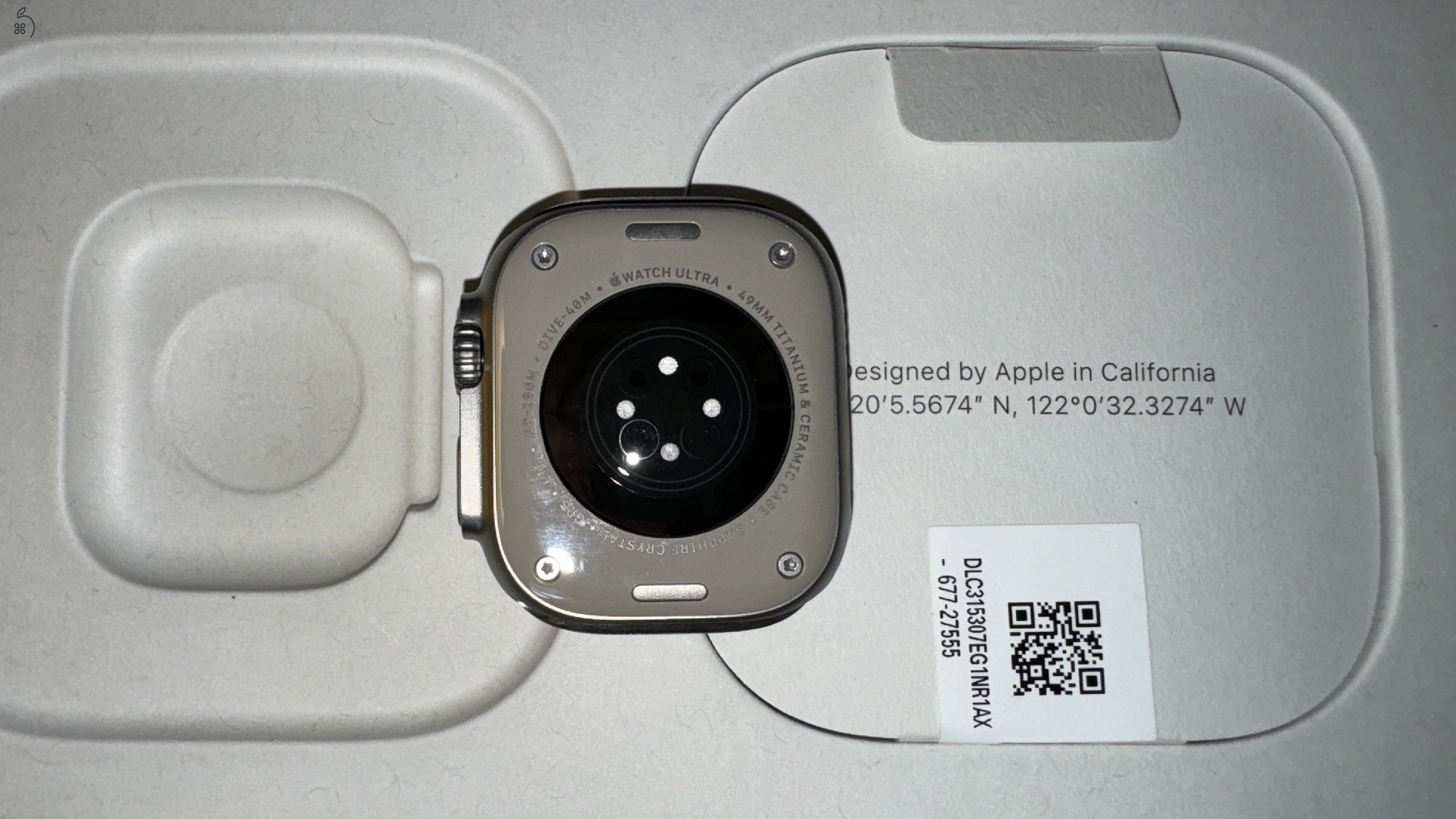 Apple Watch Ultra 2 49mm - Titán Tok - GPS + Cellular (E-SIM)