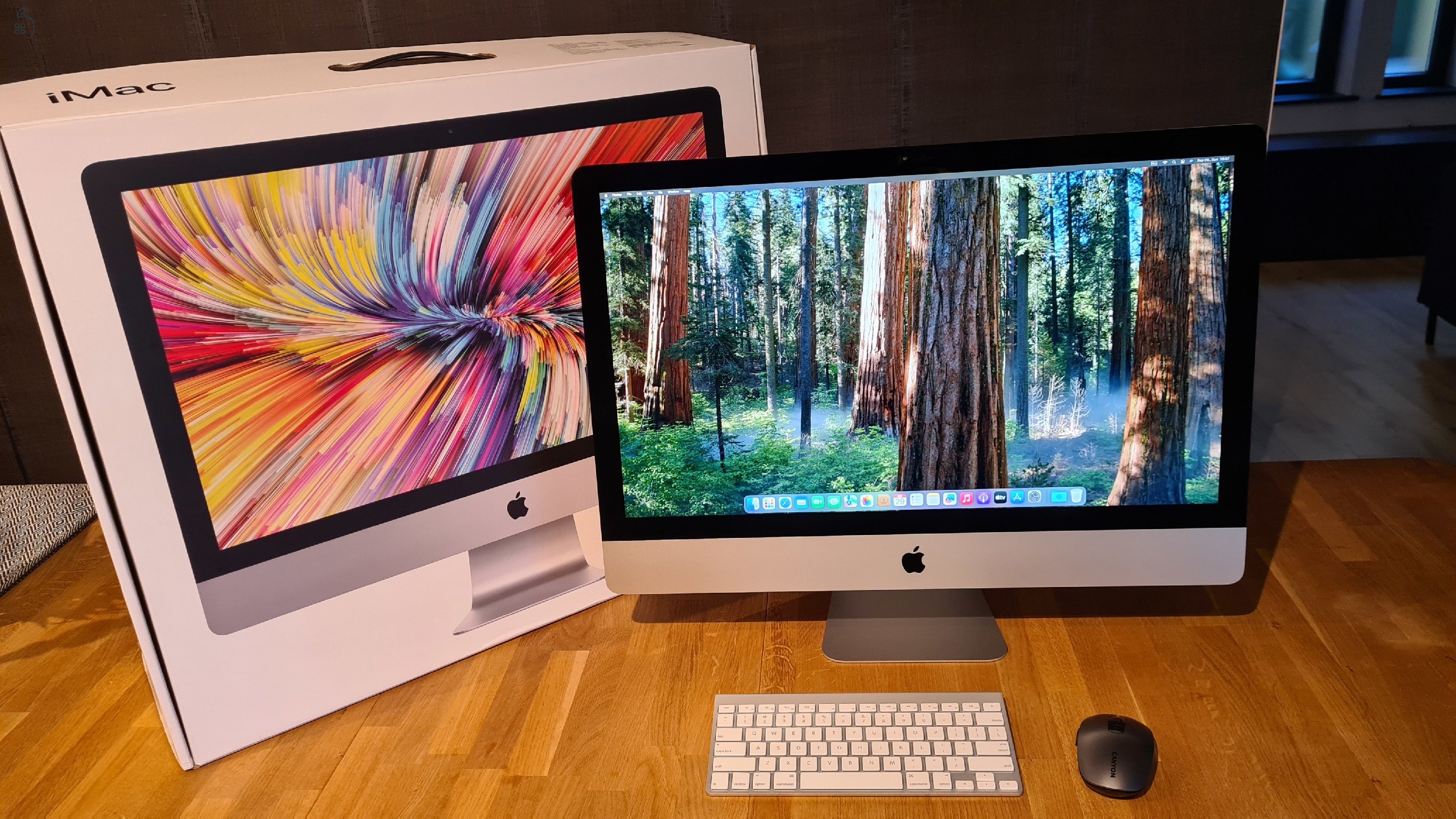 iMac (Retina 5K, 27-inch, 2019) / i5 / 32Gb RAM / 2Tb (fusion drive) / Radeon Pro 580X 8Gb + két hasznos ajándék