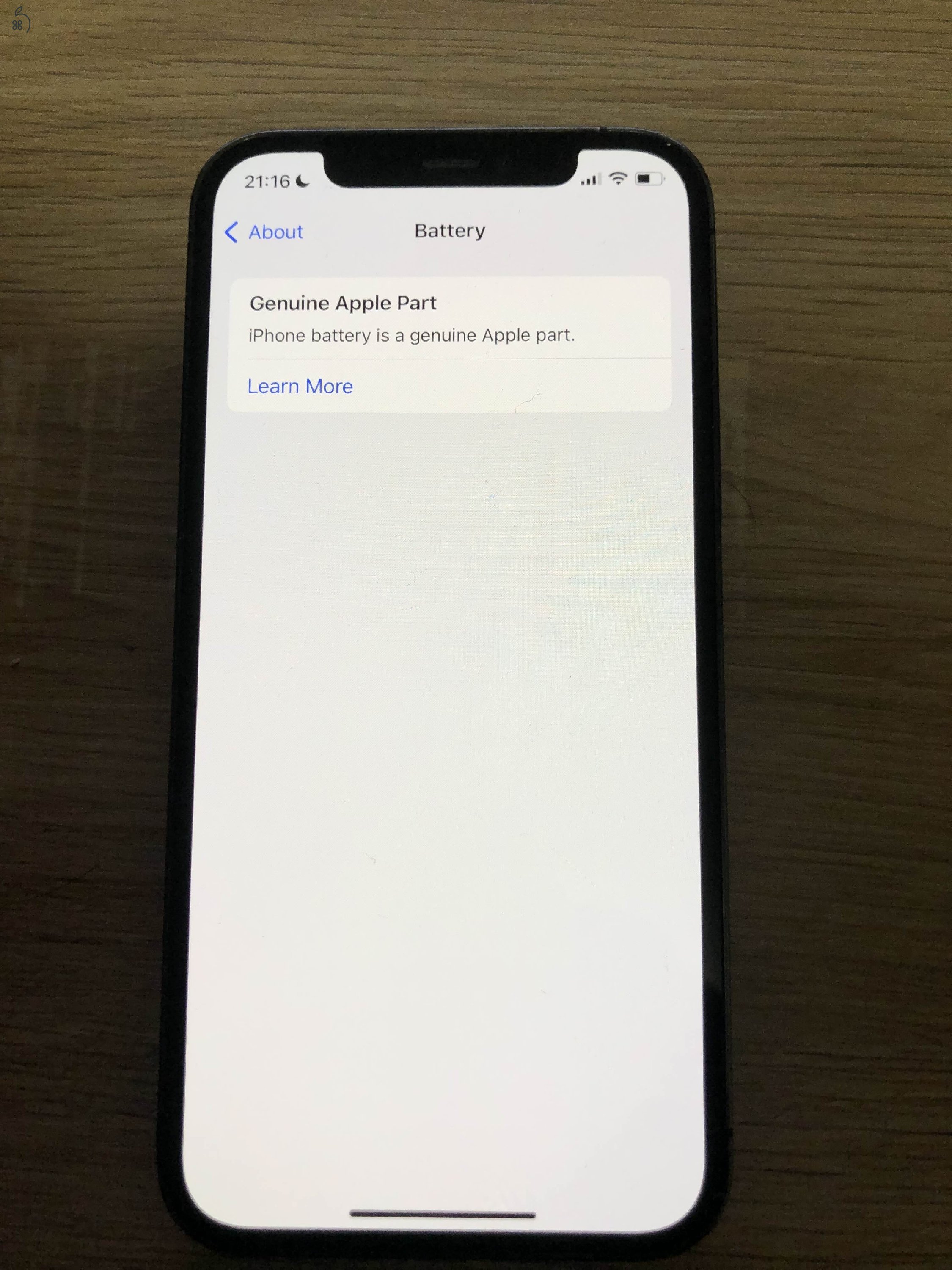 100% AKKSI I FÜGGETLEN I iPhone 12 Pro I 6/128GB